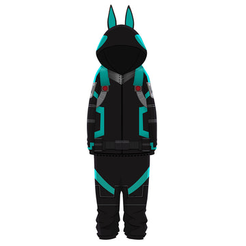 Anime My Hero Academia Midoriya Izuku Pijama Cosplay Navidad Halloween Mono Carnaval